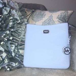 Baby Blue over the shoulder Michael Kors bag